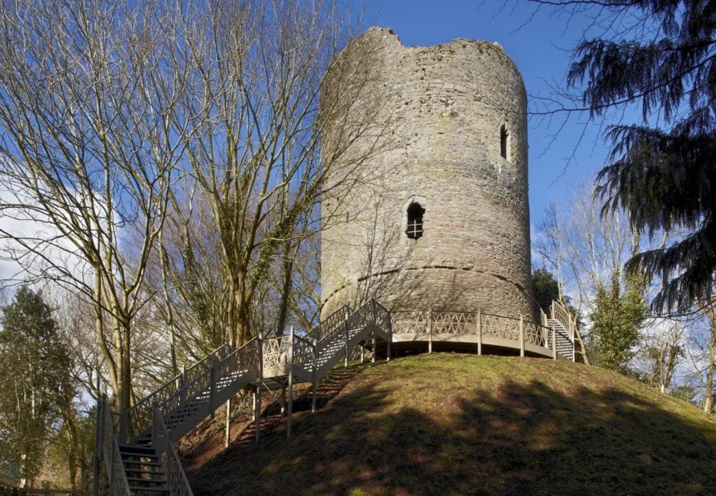 Bronllys Castle, Wales, UK.