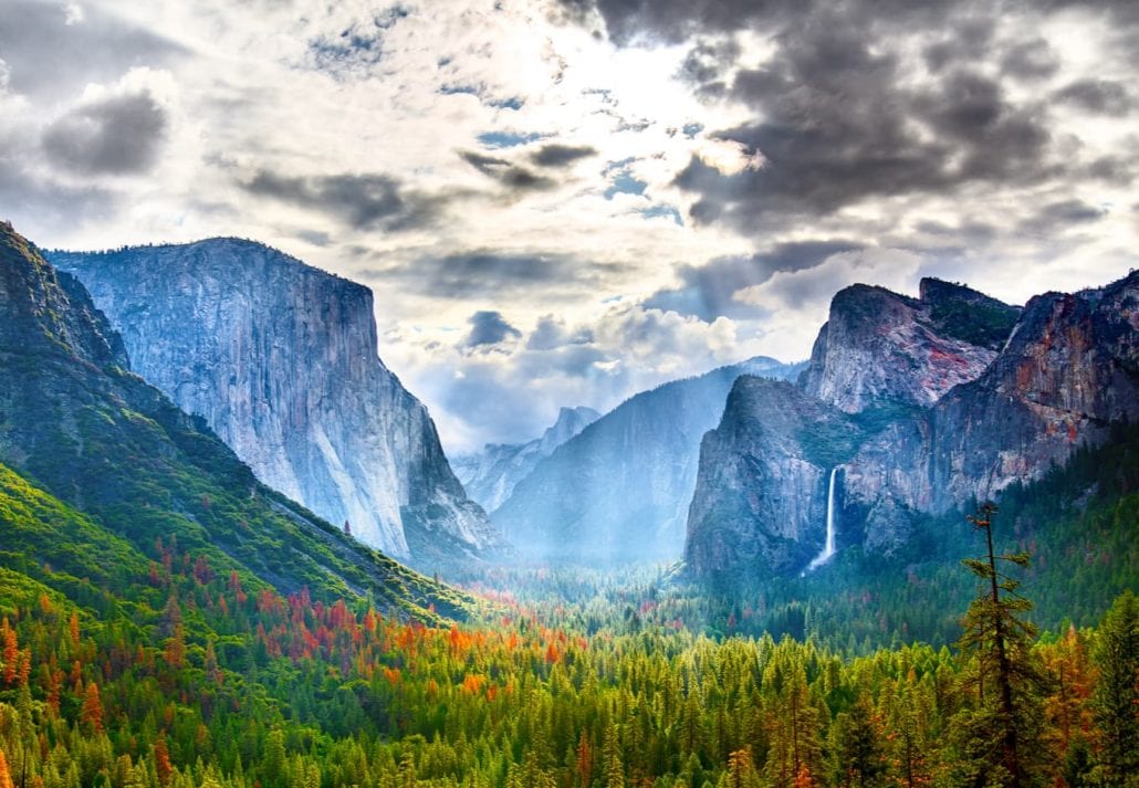 The Yosemite National Park in California, United States